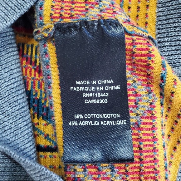 Empyre Mens Aztec Knit Pullover‎ Sweater Multicolor Size M Streetwear Outdoors - Picture 6 of 11